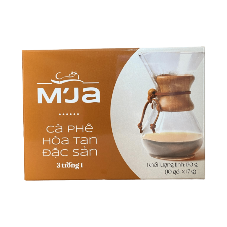 Cà Phê Hòa Tan 3in1 M’JA (3in1 Instant Coffee) 170g – Vị Nồng Nàn, Đậm Đà, Hương Thanh Khiết